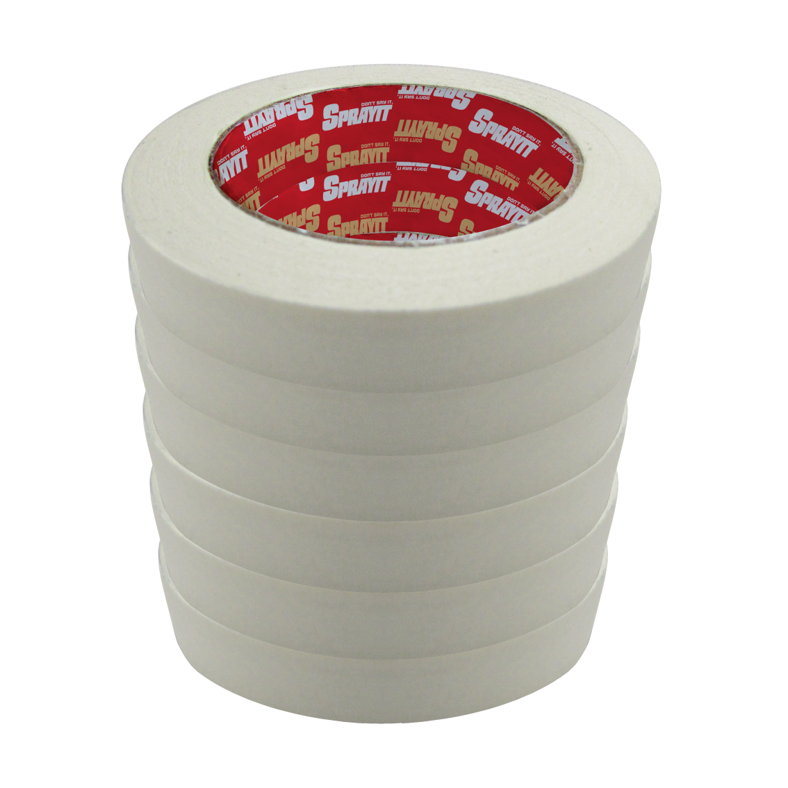 Masking tape multifuncional de 18 mm x 50 m de 3/4" (inner de 6 piezas