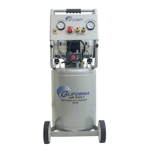 Compresor de aire ultra silencioso, sin aceite y potente, 2 HP  de 10 gal Mod.10020C